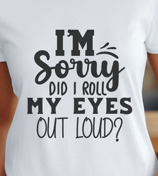 Roll Eyes Out Loud T-Shirt - Albro Designs  #