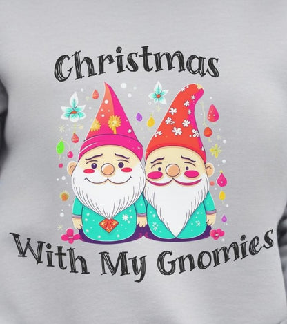 Christmas With My Gnomies - Sweatshirt - Albro Designs  # 