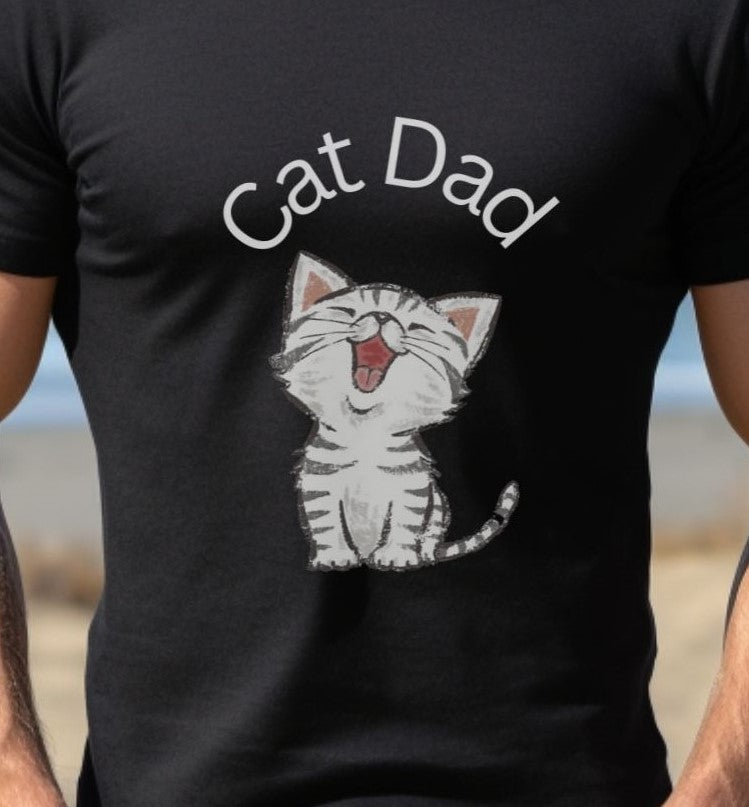 Cat Dad T-Shirt - Albro Designs  # 