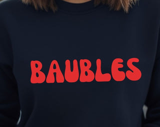 Christmas Baubles - Sweatshirt - Albro Designs  #