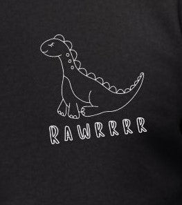 Rawrr Stegosaurus Dinosaur Sweatshirt - Albro Designs  #