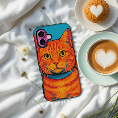 Pop Art Tough Phone Case with Exclusive 'Rusty' Design – Premium Protection