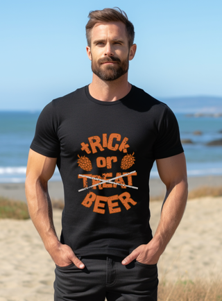 Trick or Beer - Halloween T-Shirt - Albro Designs  #