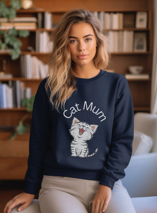 Cat Mum - Sweatshirt - Albro Designs  #