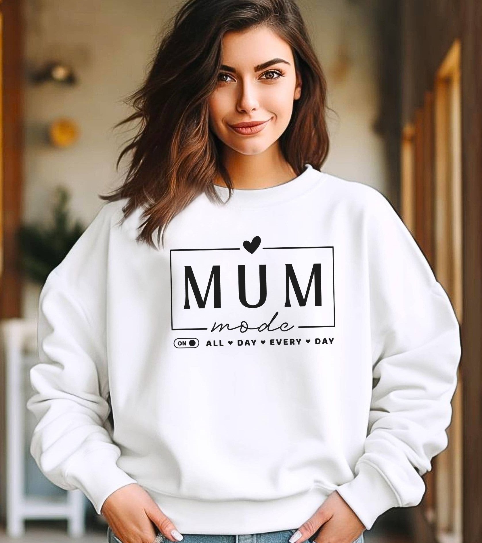 Mum Mode - Sweatshirt - Albro Designs  # 