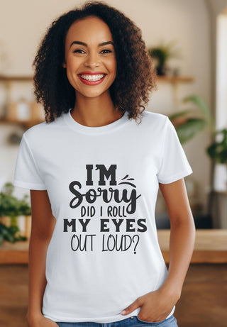 Roll Eyes Out Loud T-Shirt - Albro Designs  #