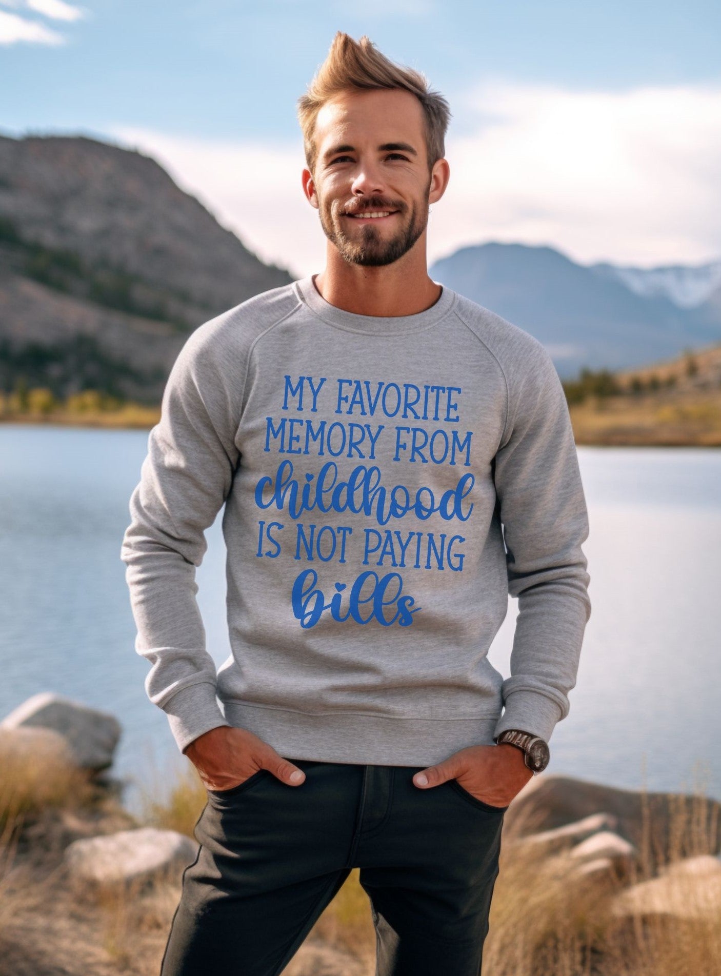 Childhood Memories Witty - Sweatshirt - Albro Designs  # 