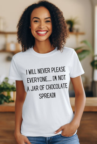 I'm Not a Jar of Chocolate Spread - T-shirt - Albro Designs  #