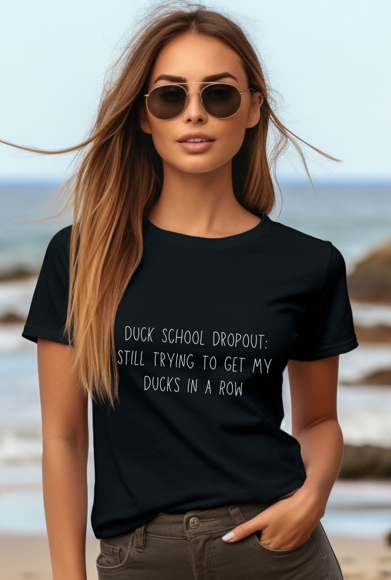 Duck School Drop-Out - T-Shirt - Albro Designs  # 