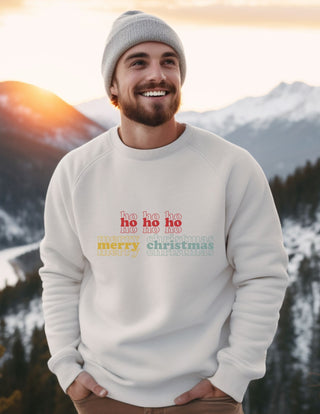 Ho Ho Ho Merry Christmas - Sweatshirt - Albro Designs  #