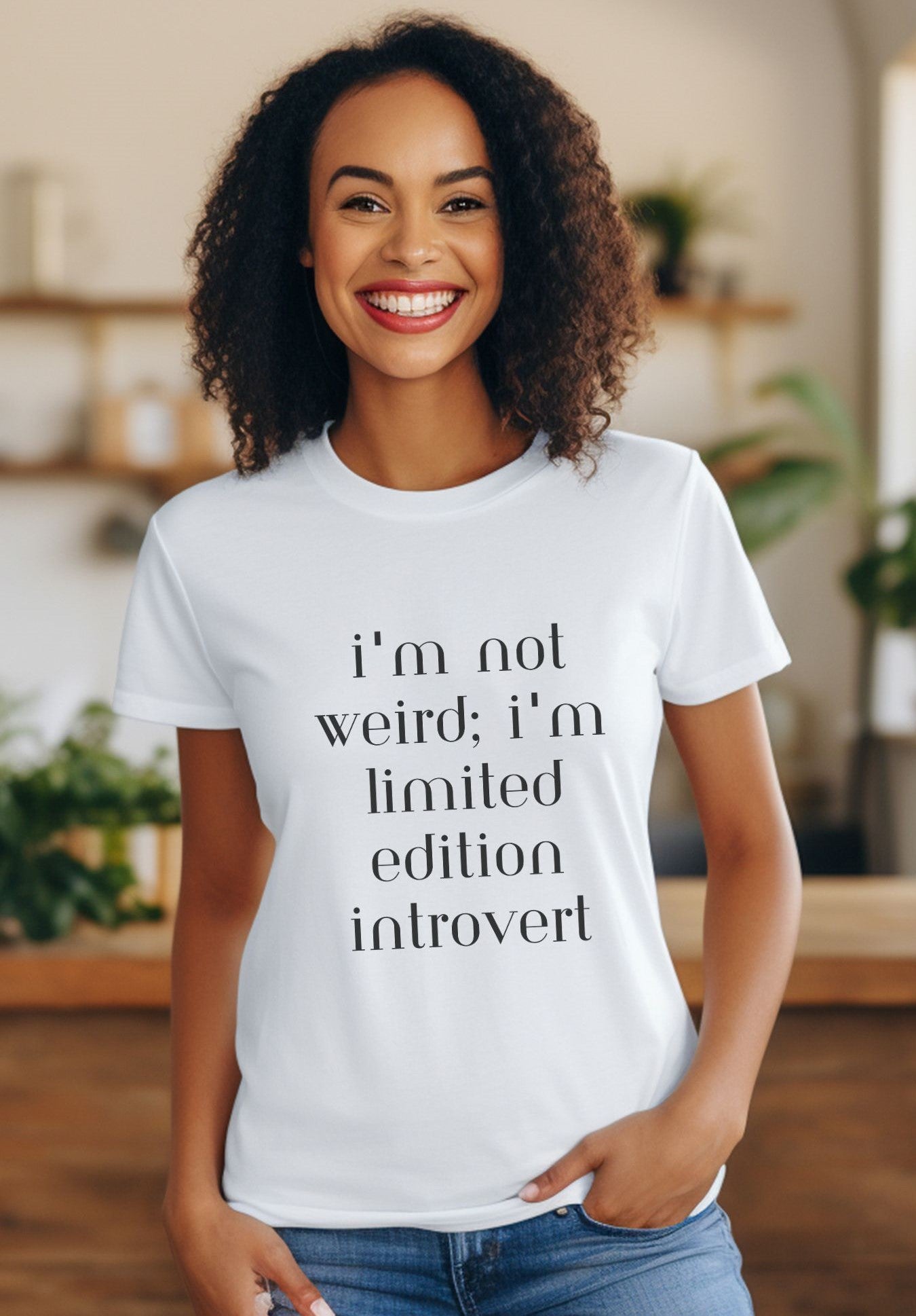 I'm Not Weird I'm Limited Edition Introvert T-Shirt - Albro Designs  # 