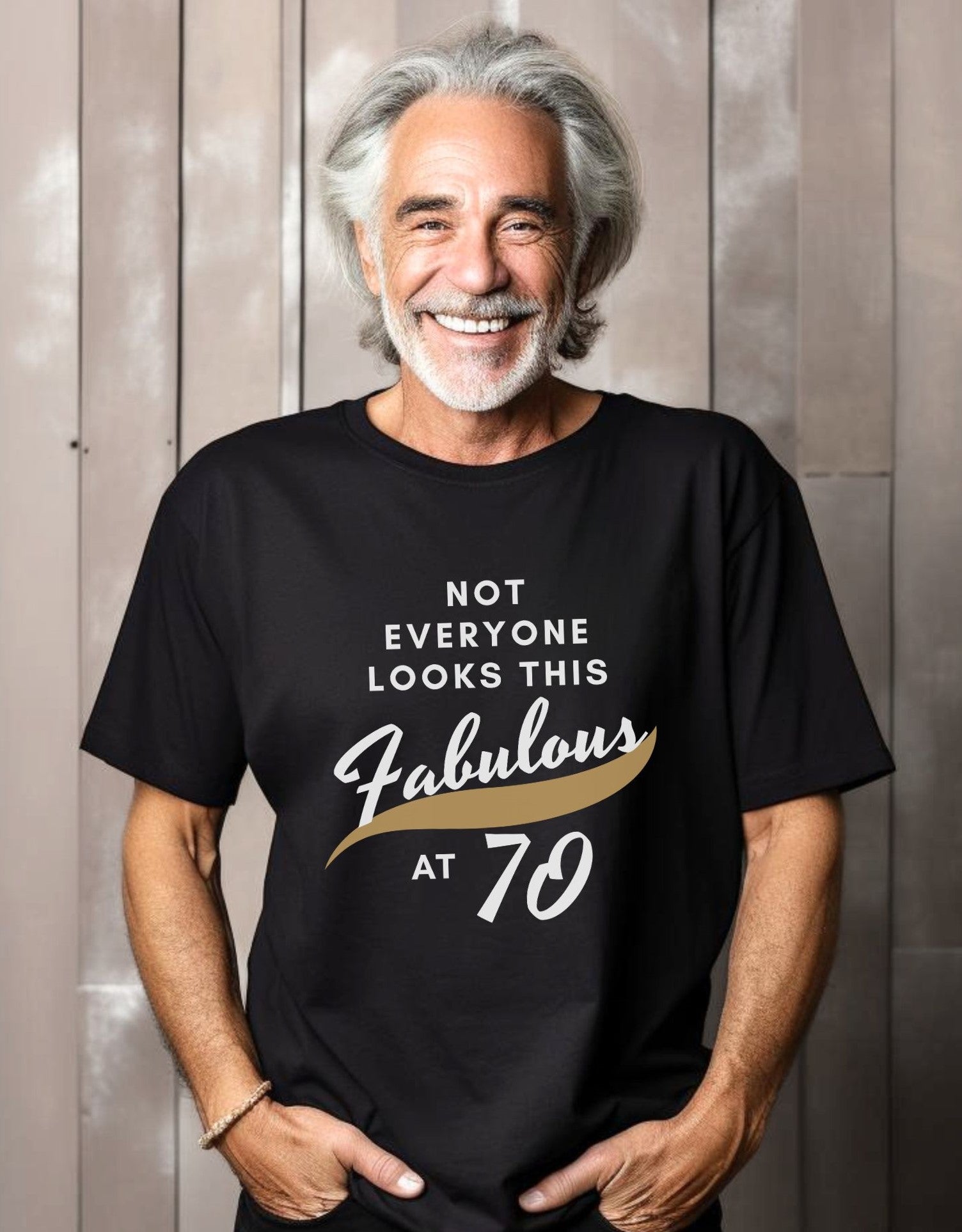 Fabulous at 70 Birthday T-shirt - Albro Designs  # 