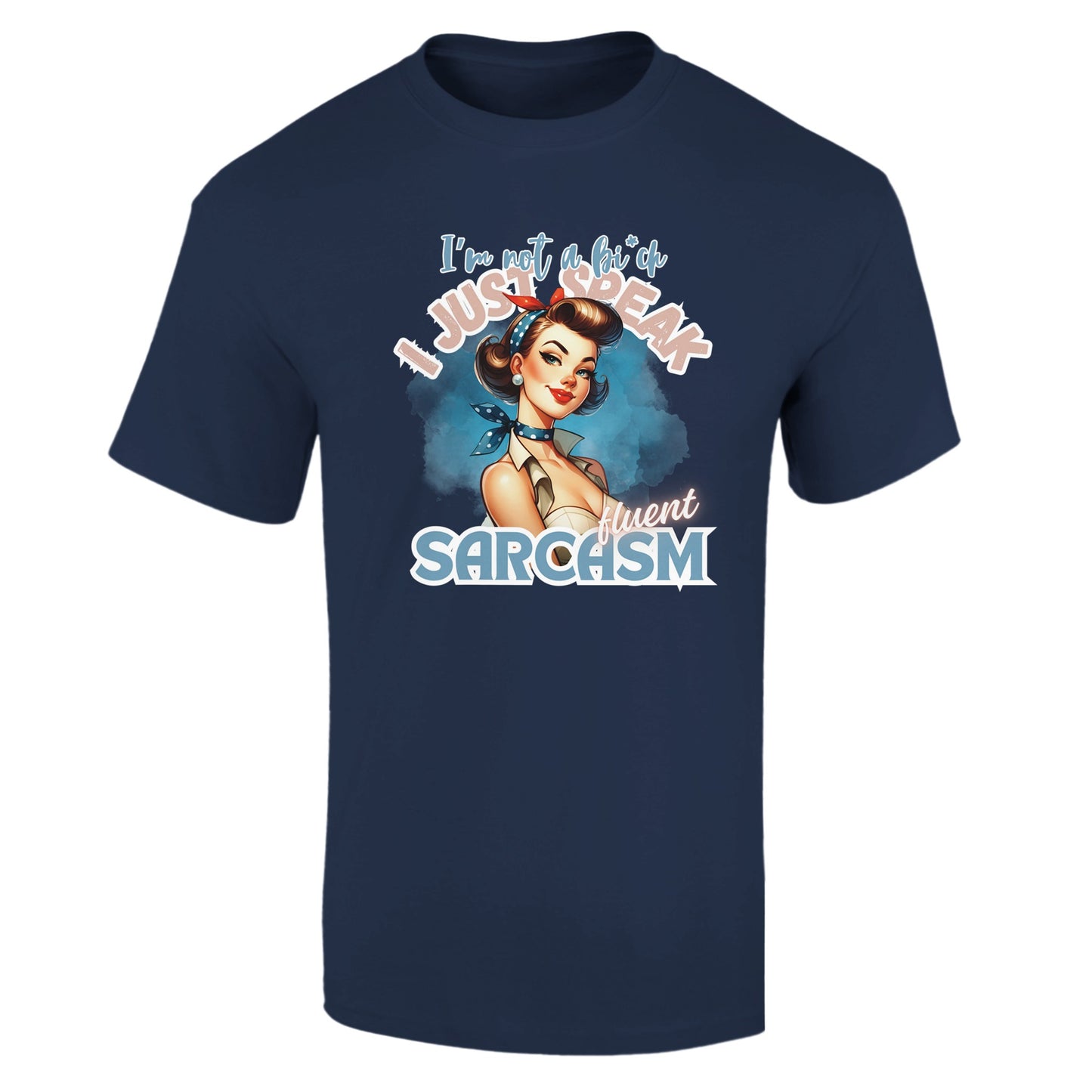 Retro Fluent Sarcasm - T-Shirt - Albro Designs  # 