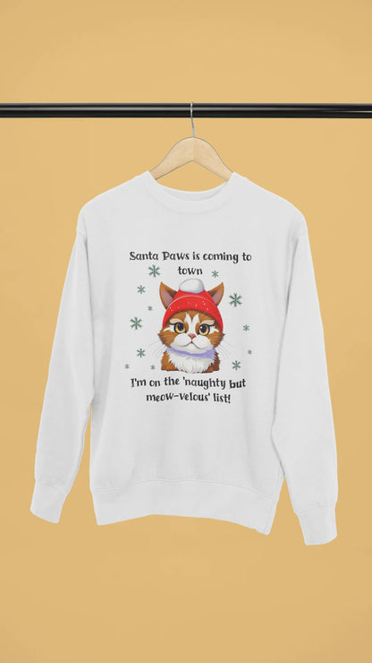 Christmas Santa Paws Cat - Sweatshirt