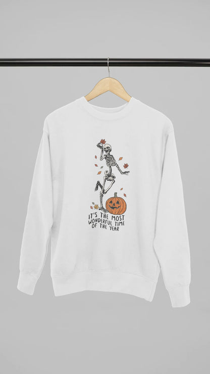 Skeleton 'Most Wonderful Time Of The Year' Halloween - Sweatshirt