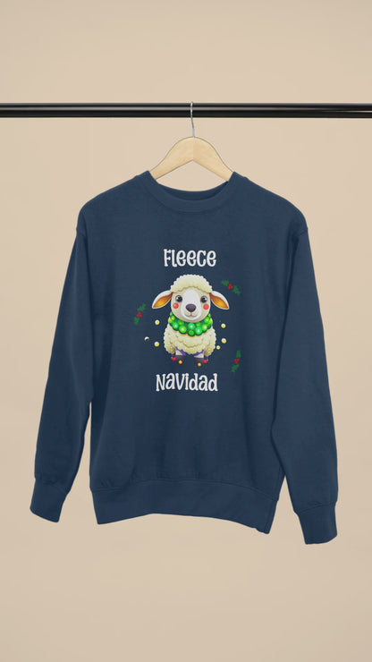 Christmas Fleece Navidad Sheep - Sweatshirt